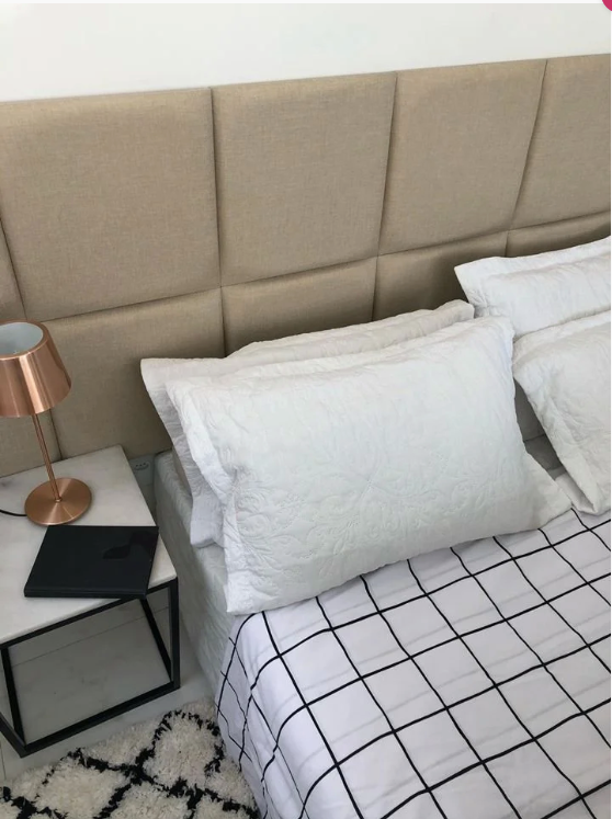 Placa Lui 40x40 cm en color lino beige