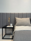 Placa 60x20 cm en lino gris