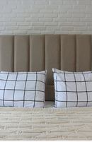 Respaldo Placa Lui 60x20 cm – Tapizada en Lino Beige