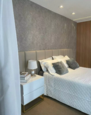 Cabecera Maxiline 280x120 cm – Tapizada en Tela Dakkar Color Sépsia